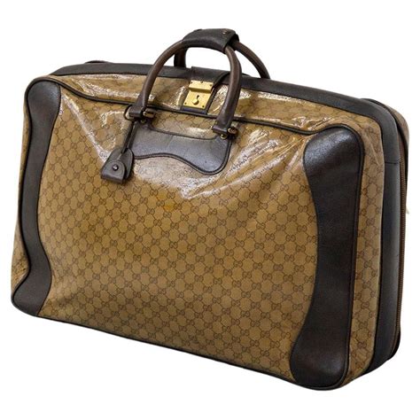 gucci leather travel bag|gucci leather bag vintage.